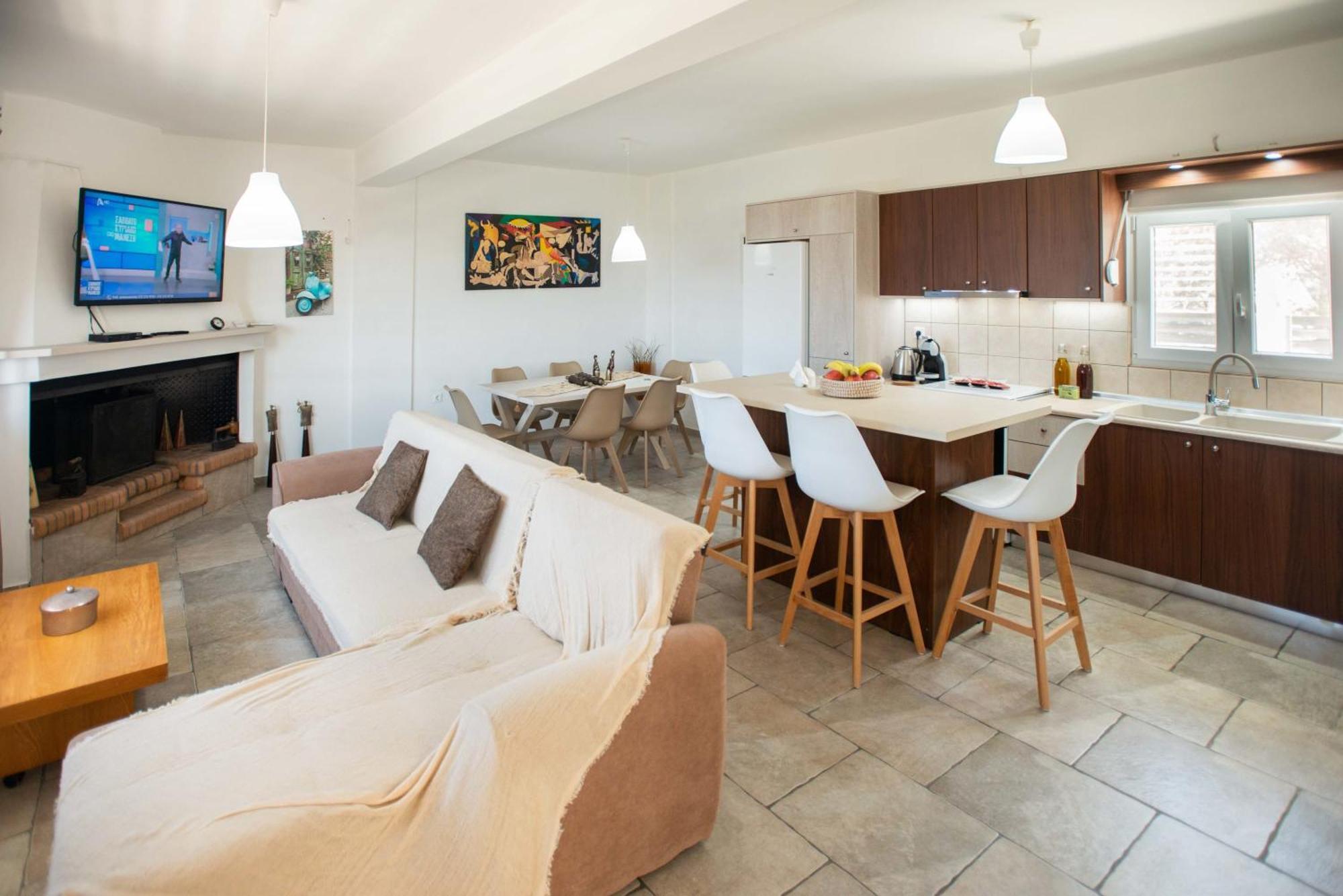 Afrathias Beachhouse - Cretan Hideaway Kalamaki  Eksteriør bilde